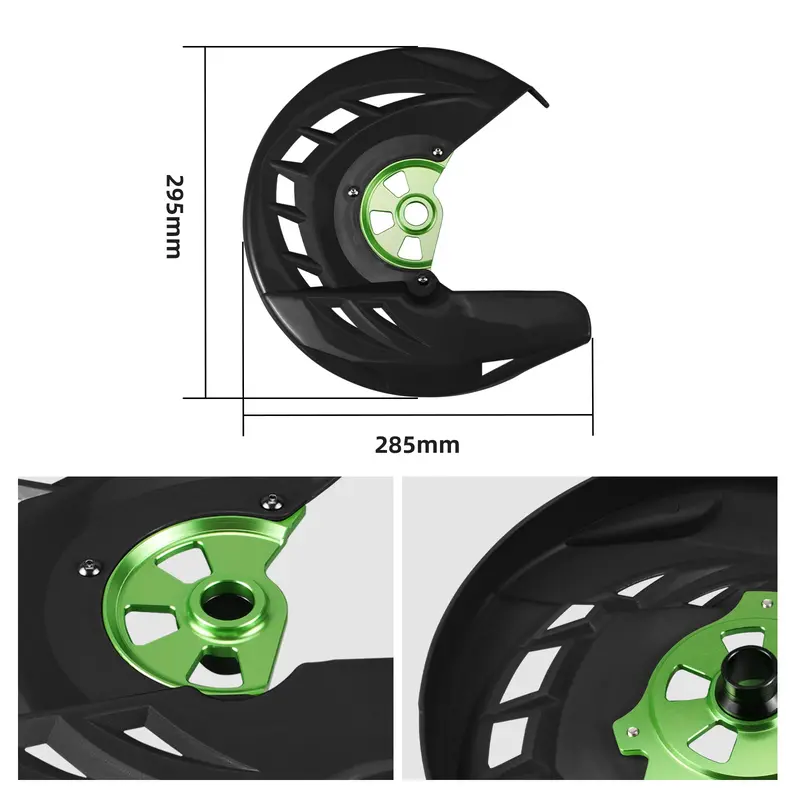 X-Brake Front Disc Rotor Guard Cover For Kawasaki Kx250/F 125 450F Klx450r 2