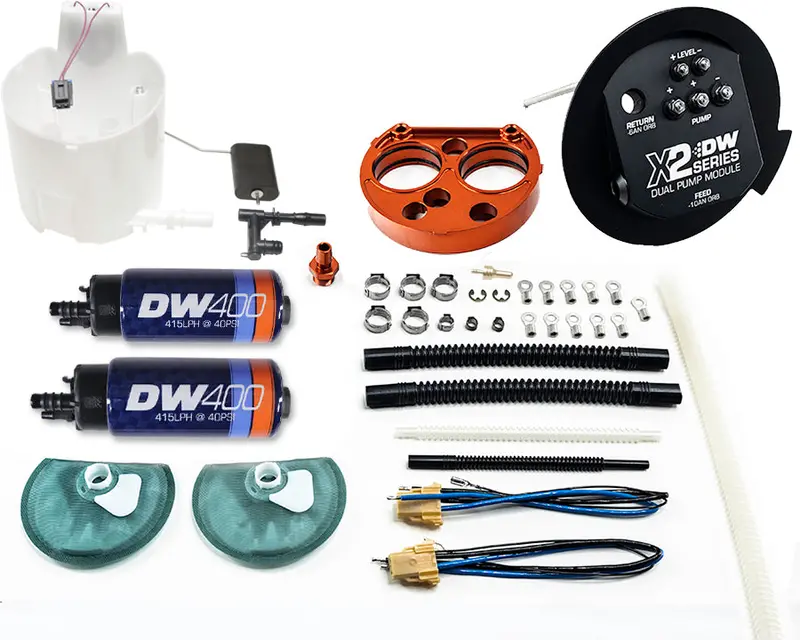 X2 Fuel Pump Module W/Dw400 Fuel Pumps For 2011-2025 Ford Mustang 1