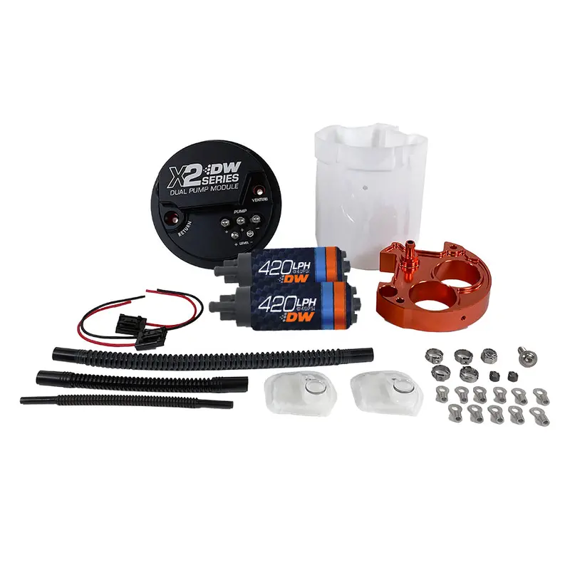 X2 Fuel Pump Module W/Dw420 Fuel Pumps For 2008-21 Subaru Wrx/Sti 1