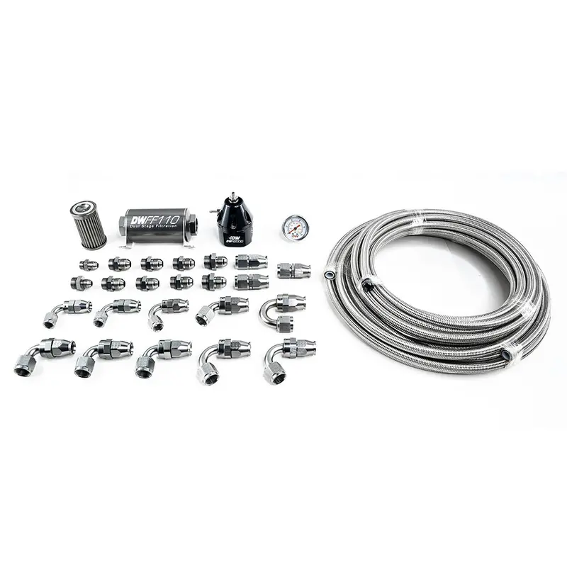 X2 Series Pump Module -8An Ptfe Plumbing Kit For 2011-19 Ford Mustang 1