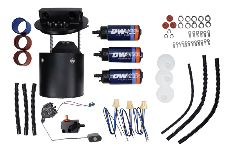 X3 Fuel Pump Module W/Dw400 Fuel Pumps For 2011-24 Ford Mustang 1