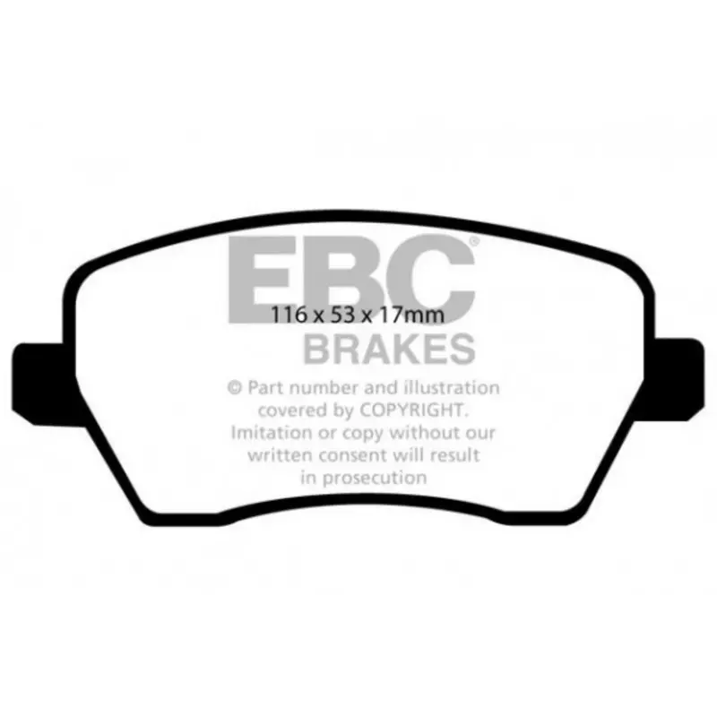 Yellowstuff Front Pads Suzuki Swift Sport Zc31 2005-2011 2