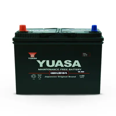 Yuasa Maintenance Free Battery Nx120-7L 1