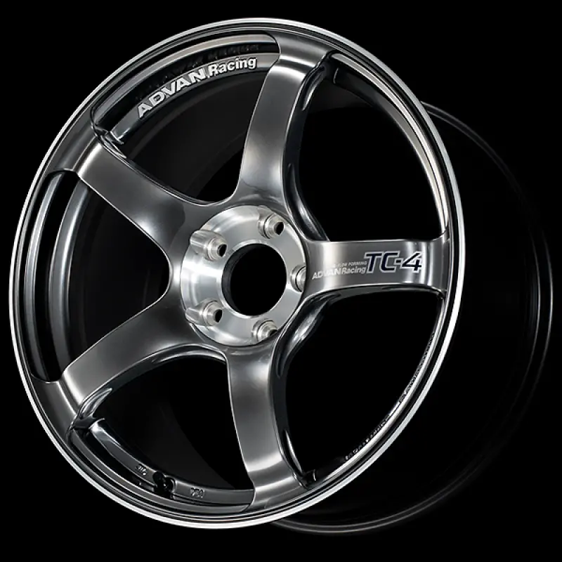 Advan Tc-4 Se 15X6.5 Racing Wheel – Hyper Black & Diamond Cut Finish, 4X100 Bolt Pattern 1