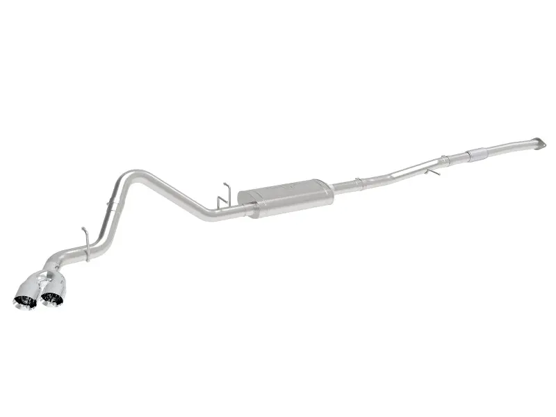 Afe Vulcan Series 3-Inch Stainless Steel Cat-Back Exhaust With Polished Tips For 2019 Gm Silverado & Sierra 1500 (2.7L Turbo Four-Cylinder) 1