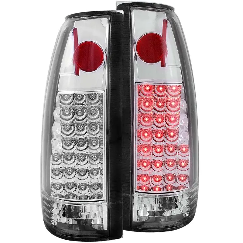 Anzo Led Chrome Taillight Assemblies For 1999–2000 Cadillac Escalade 1