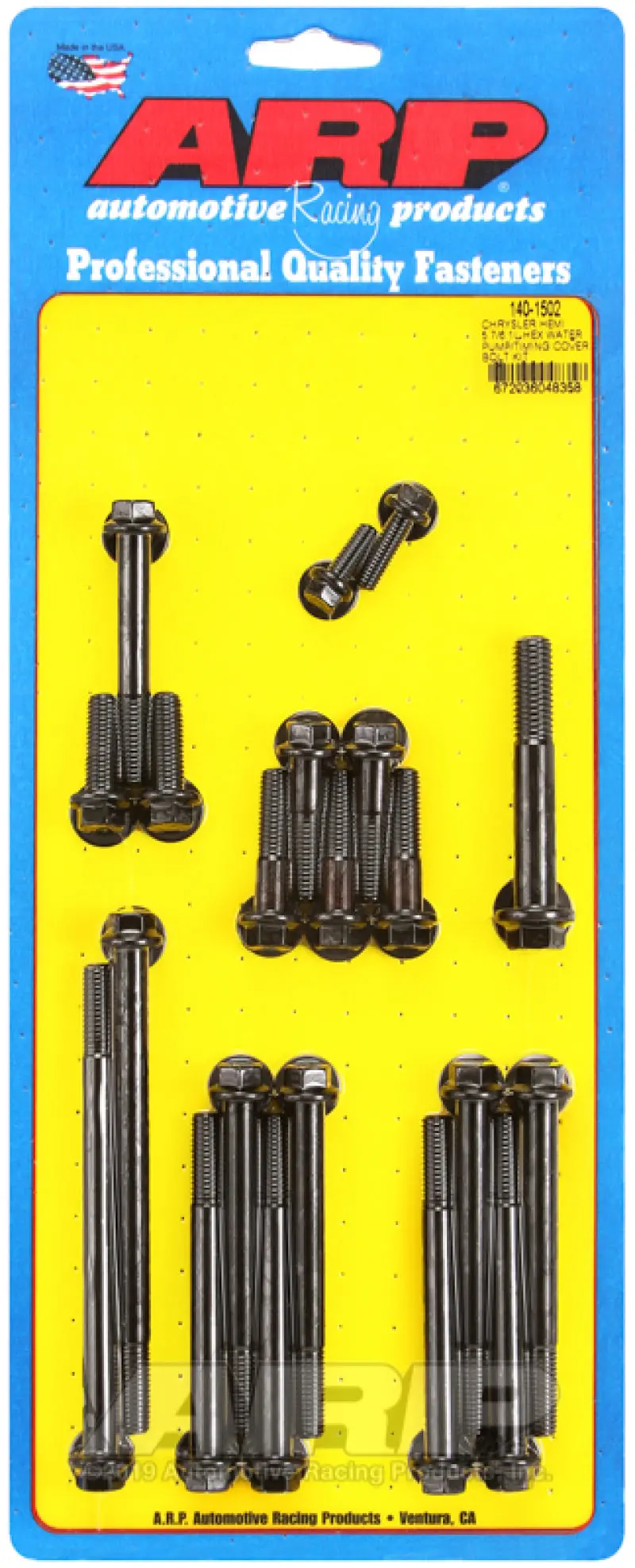 Arp Chrysler Hemi 5.7/6.1L Hex Water Pump/Timing Cover Bolt Kit 1