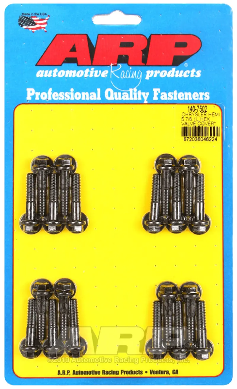 Arp Hex Head Valve Cover Bolt Kit For Chrysler 5.7L & 6.1L Hemi Engines 1