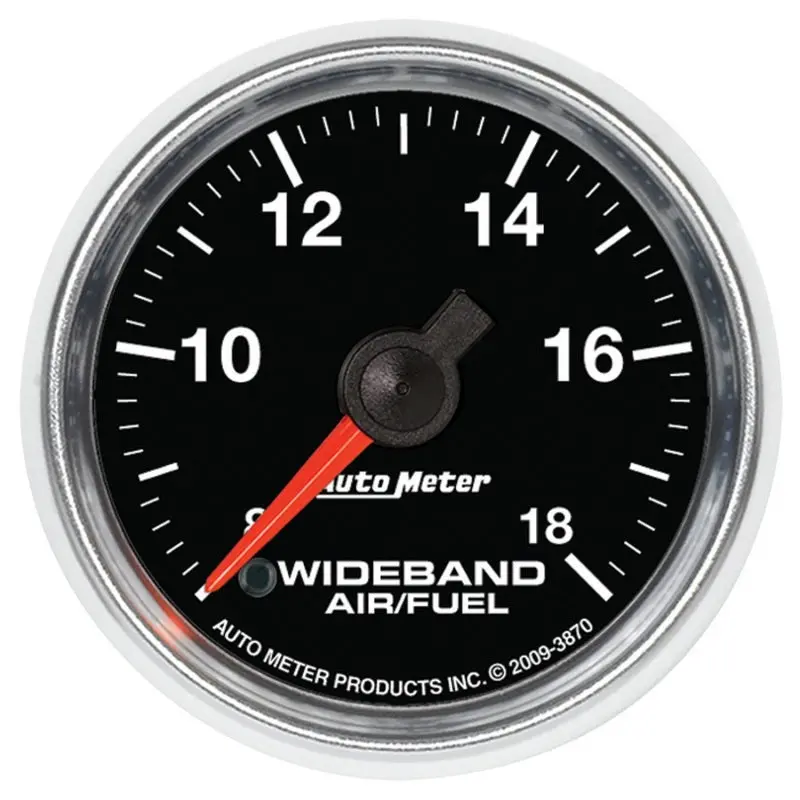 Autometer Gs Series 52Mm Analog Wideband Air/Fuel Ratio Gauge (8:1 To 18:1 Range) 1