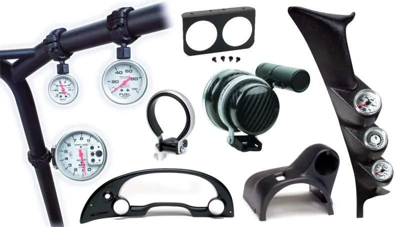 Autometer Triple Gauge A-Pillar Pod For 2000–2003 Nissan Maxima – 2-1/16" Black Housing 1