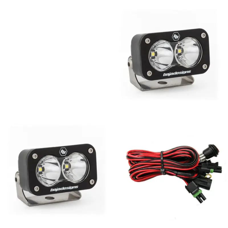 Baja Designs S2 Sport Led Work Light – Spot Beam Pattern, Clear Lens, Rugged Off-Road Illumination 1