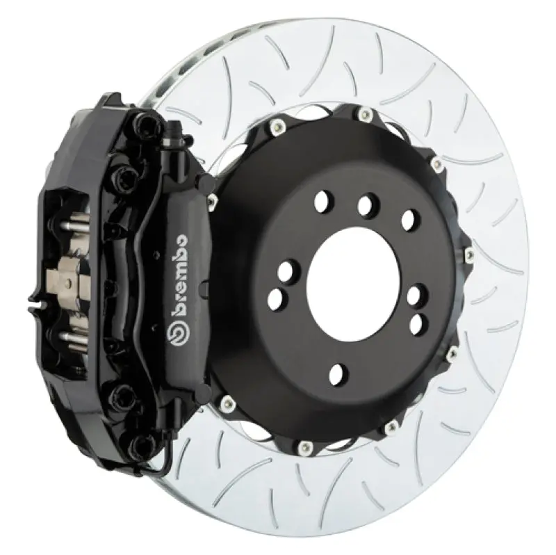 Brembo 09-15 Glk Rear Gt Bbk 4 Piston Cast 2Pc 345X28 2Pc Rotor Slotted Type-3-Black 1