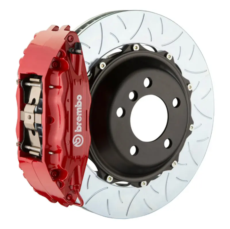 Brembo Gt Big Brake Kit – Front, 4-Piston Calipers With Slotted 355X32Mm Two-Piece Rotors For 1991–1996 Dodge Stealth R/T Awd 1