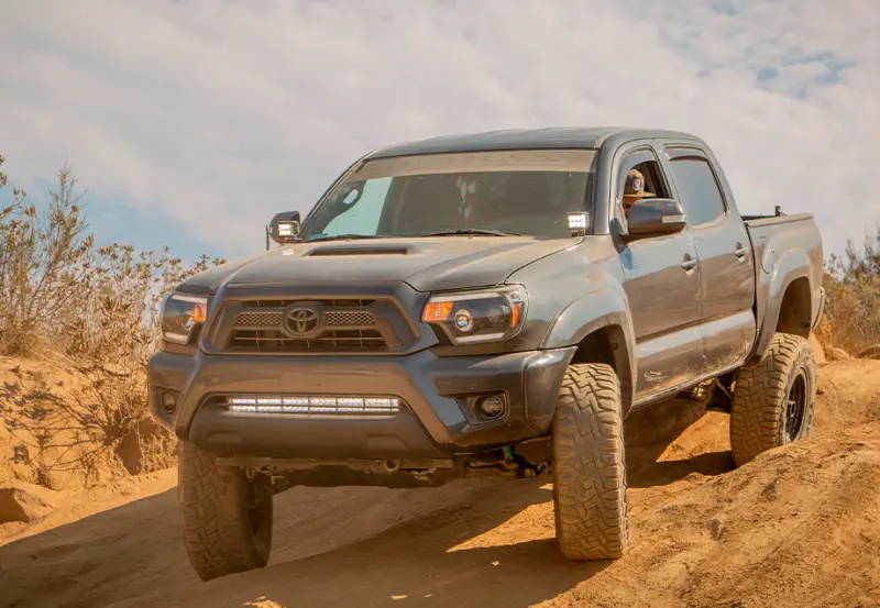 Cali Raised Low-Profile Led Ditch Light Mounting Brackets For 2005–2015 Toyota Tacoma – Bracket-Only Kit (No Switch) 1