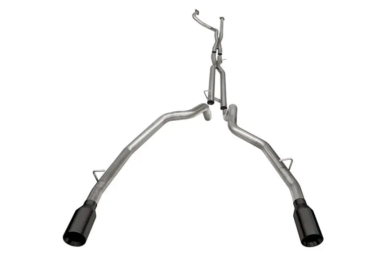 Corsa Baja Cat-Back Exhaust System – Dual Rear Black Tips, Tuned For 2021–2022 Dodge Ram Trx Crew Cab 1