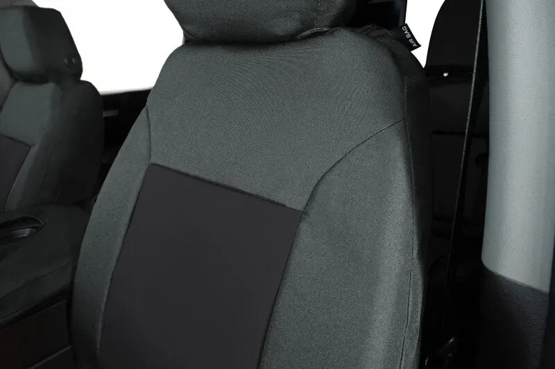 Covercraft Endura Precisionfit Seat Covers – Front Row, Charcoal/Black, For 2021–2024 Dodge Durango 1