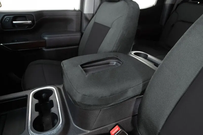 Covercraft Endura Precisionfit Seat Covers – Front Row, Charcoal/Black, For 2021–2024 Dodge Durango 2