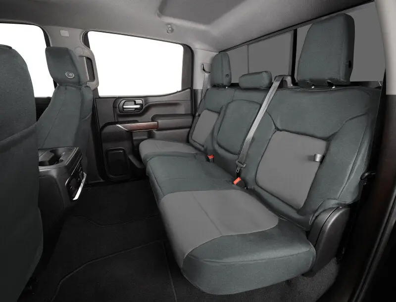 Covercraft Precisionfit Seat Covers For 2021–2024 Chevrolet Trailblazer – Second Row, Charcoal/Silver Endura Fabric 1