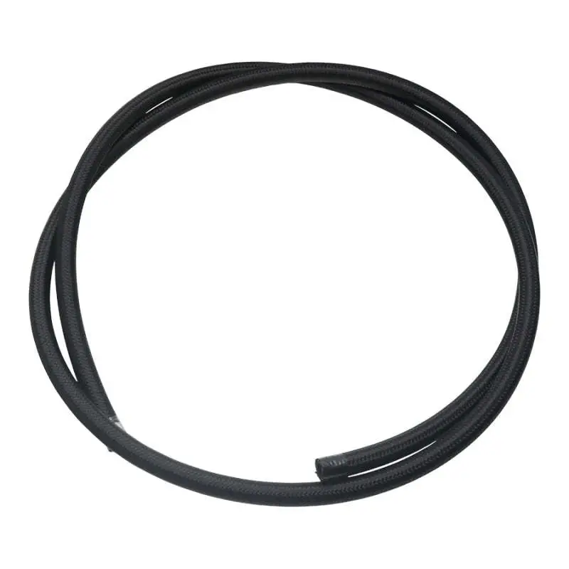 Deatschwerks 8An Black Nylon-Braided Ptfe Fuel Line – 6-Foot Length 1