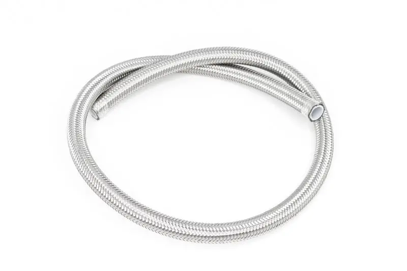 Deatschwerks 8An Stainless Steel Ptfe Braided Hose – 3-Foot Length, Double-Braided Construction 1