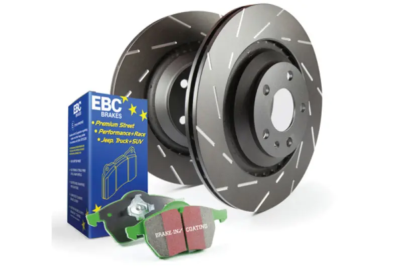 Ebc Greenstuff Brake Pad & Usr Drilled/Slotted Rotor Kit – Performance Street Upgrade 1