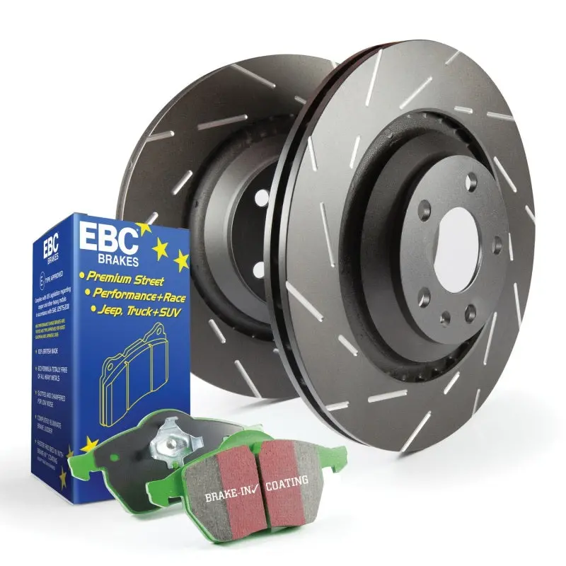 Ebc S2 Brake Kit – Greenstuff Pads And Usr Drilled & Slotted Rotors 2