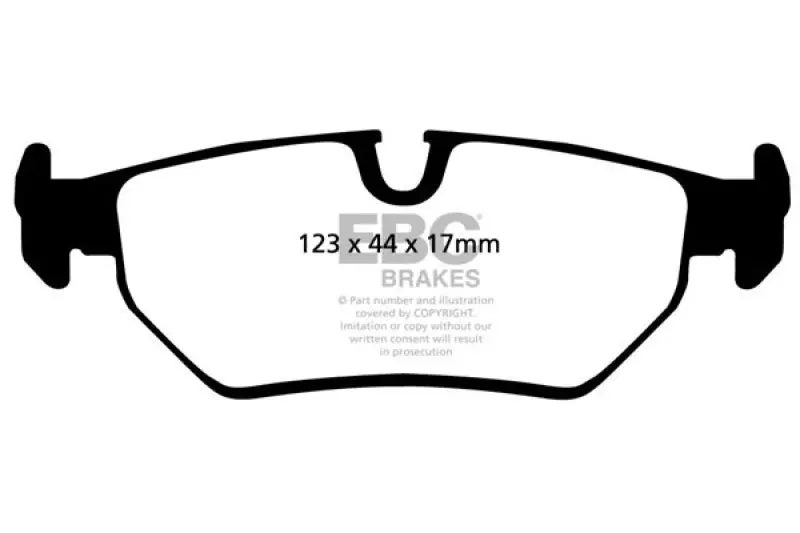 Ebc Ultimax2 Rear Brake Pads For 1993–1995 Jaguar Xjs 4.0L 1