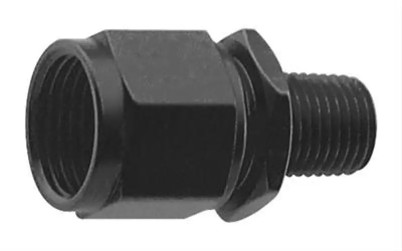 Fragola -3An Female Swivel Fitting To 1/8" Npt – Black Anodized Aluminum Adapter 1