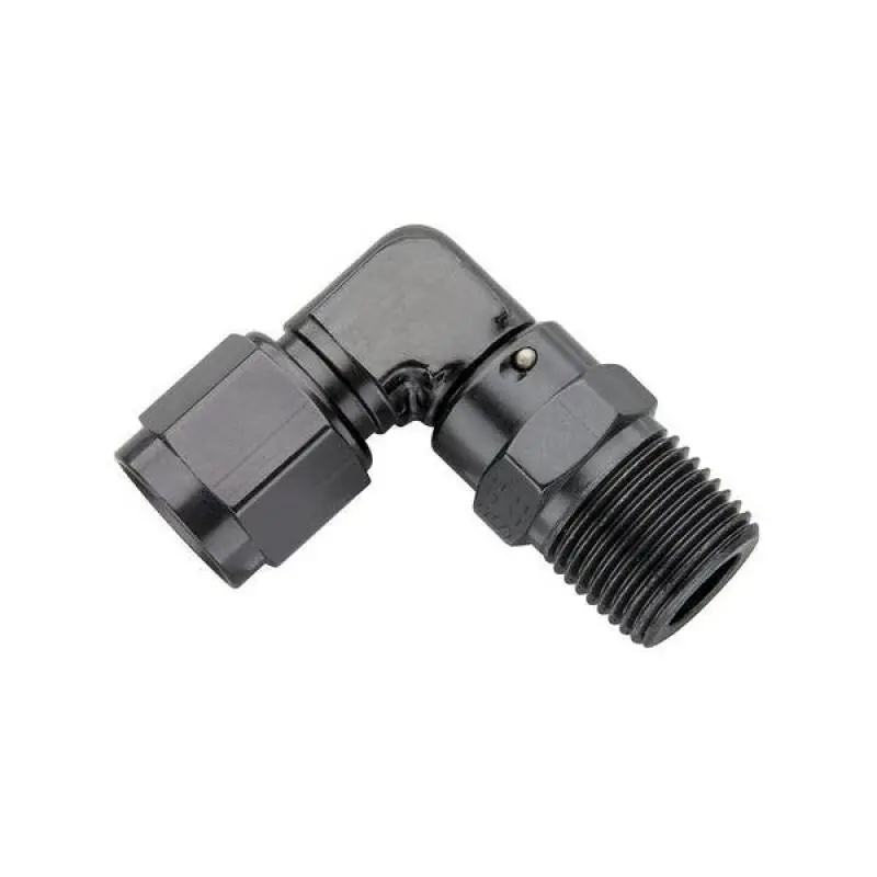 Fragola –4An Female Swivel To 1/4In Npt 90° Black Fitting 1