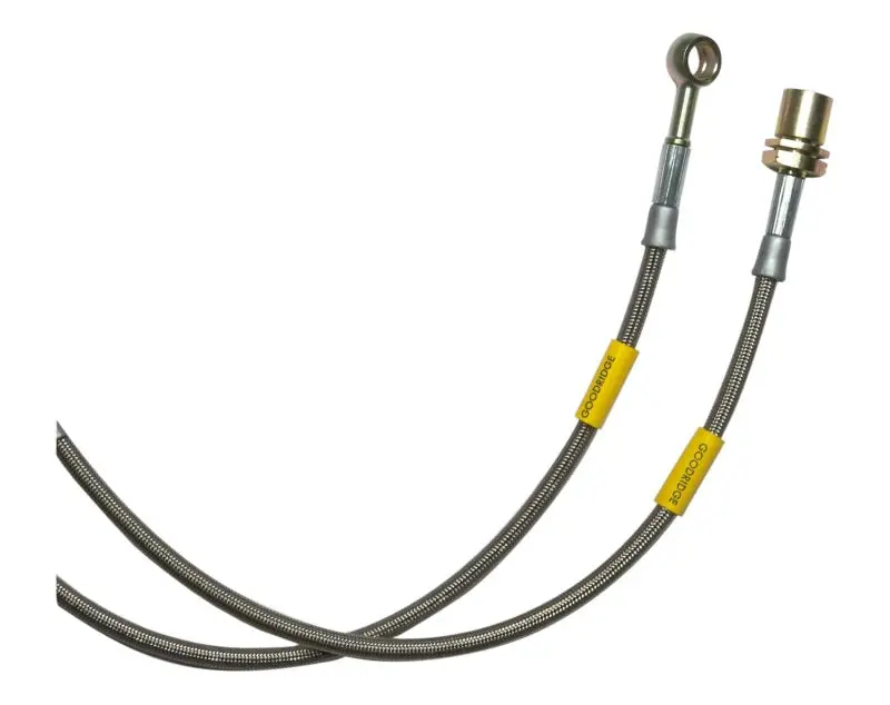 Goodridge 86-89 Volkswagen Scirocco 16V Rear Disc Ss Brake Lines 1