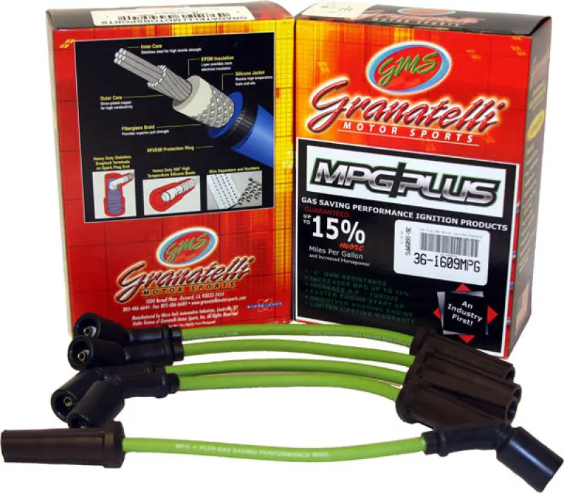 Granatelli 89-90 Chevrolet Caprice 6Cyl 4.3L Mpg Plus Ignition Wires 1