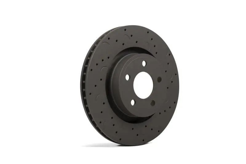 Hawk Talon Drilled & Slotted Front Brake Rotors For 2000 Bmw 323I E46 Sedan And Wagon 1