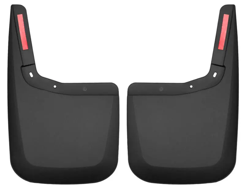 Husky Liners Rear Mud Flaps For 2015 Ford F-150 (No Fender Flares) – Black Heavy-Duty Protection 1