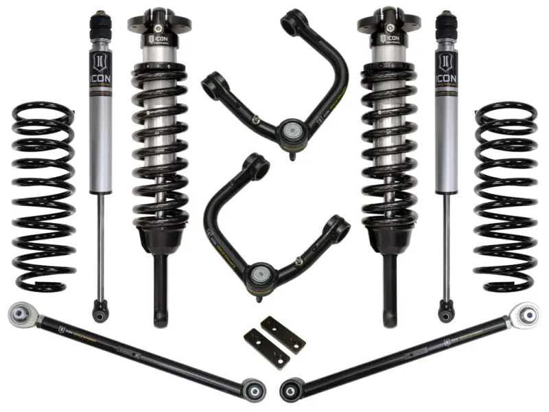 Icon Stage 3 Suspension System For 2010+ Toyota Fj Cruiser & 4Runner – Adjustable 0–3.5In Lift With Tubular Upper Control Arms 1