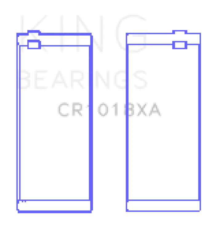 King Engine Bearings Conrod Bearing Set For Mercedes-Benz Om611/646 Series – Oversize +0.25Mm 1