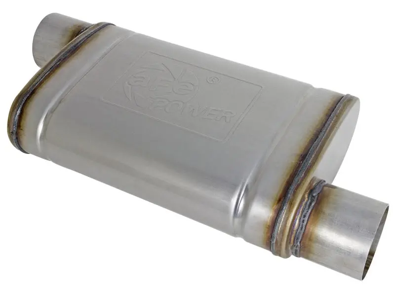 Mach Force-Xp 409 Ss Muffler 3In Id Offset/Offset X 4In H X 9In W X 14In L - Oval Body 1