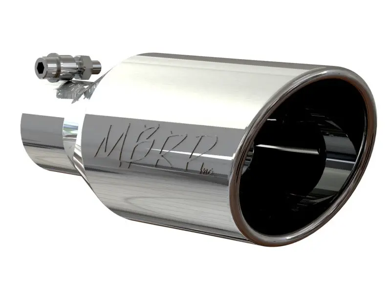 Mbrp Universal 4.5-Inch Od Angle-Cut Exhaust Tip – 2.5-Inch Inlet, 11-Inch Length, T304 Stainless Steel 2