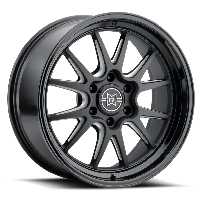 Method Raised Mr802 22X10 / 6X5.5 Bp / -18Mm Offset / 106.25Mm Bore - Double Black Milled Wheel 1