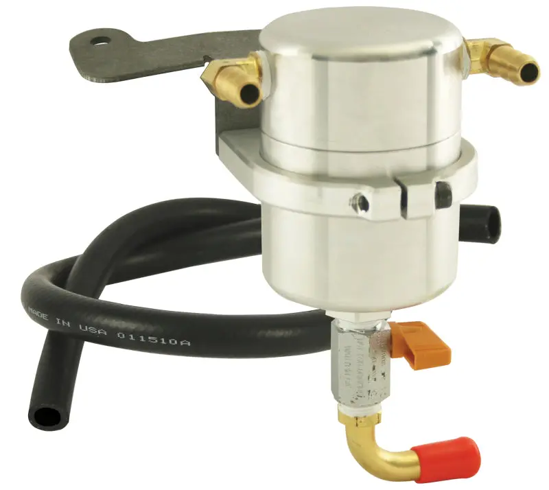 Moroso Billet Aluminum Air/Oil Separator Catch Can For 2005–2010 Ford Mustang Gt 1