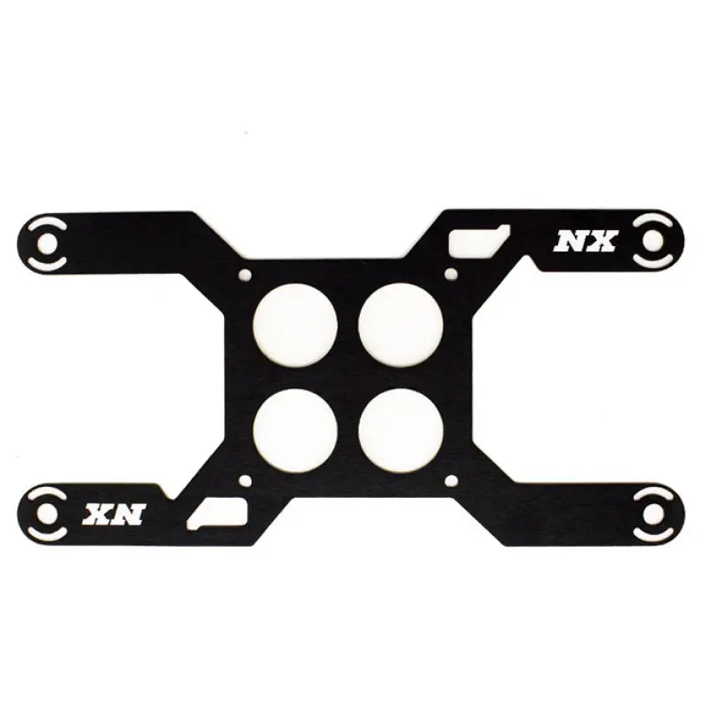 Nitrous Express Dominator Carburetor Plate Solenoid Mounting Bracket – 4-Solenoid Configuration 1
