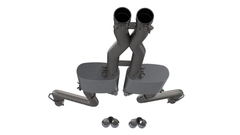 Qtp Screamer Cat-Back Exhaust System For 2015–2018 Dodge Challenger 5.7L Hemi – 304 Stainless Steel With 3" Tips 1