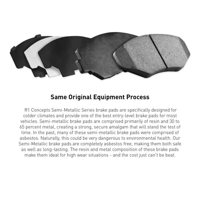 R1 98-08 Volkswagen Pointer (Mexico) Front Semi Met Pads 1