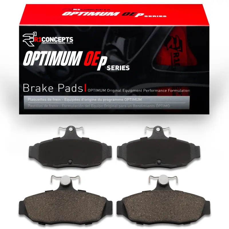 R1 Optimum Oe Rear Brake Pad Set – Designed For 1986–1993 Ford Mustang 1