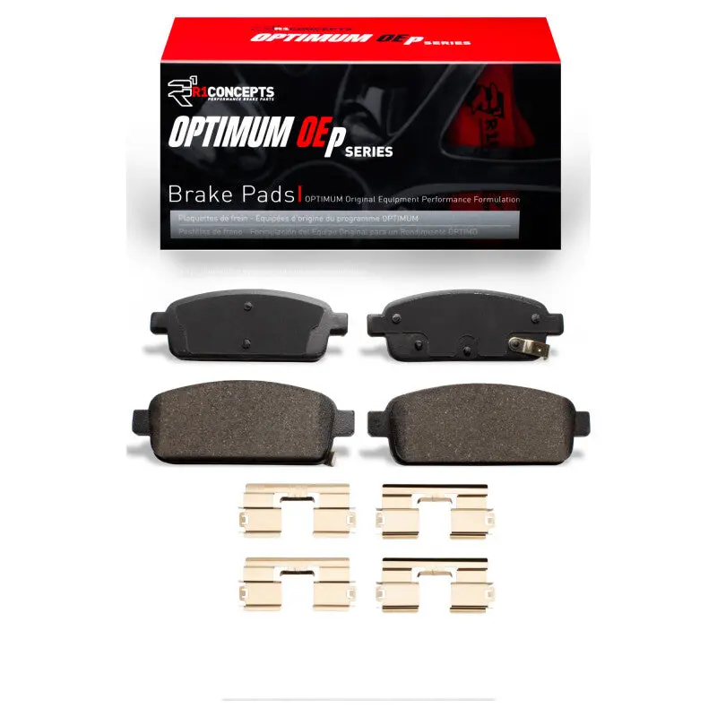 R1 Rear Oe-Style Brake Pad & Hardware Kit – 2011–2019 Buick Verano 1