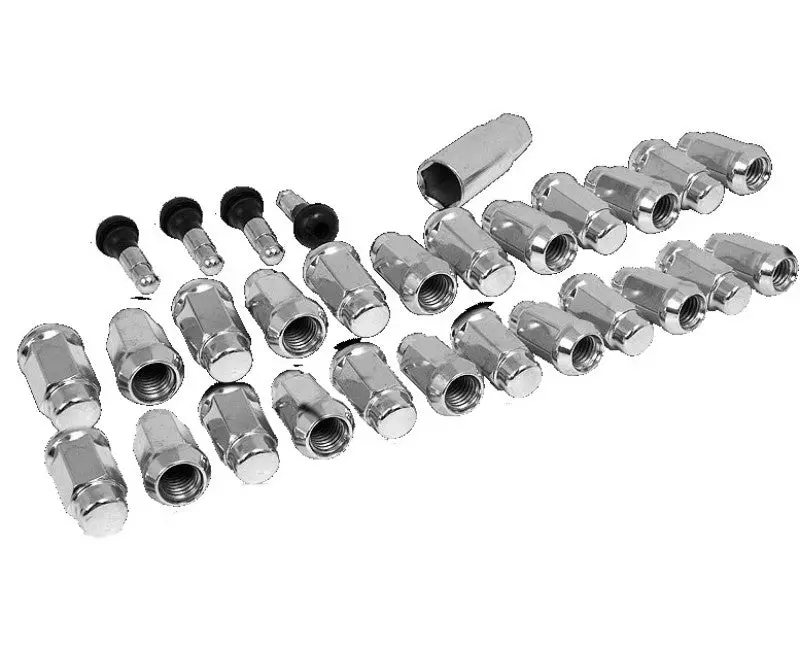 Race Star 14Mm X 1.50 Closed-End Acorn Lug Nut Kit – 3/4In Hex, 24-Piece Set 1