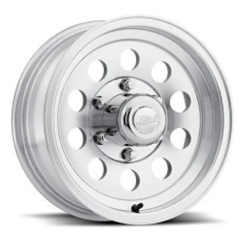 Raceline 881Mc Modular Trailer Wheel – 15X6In, 5X4.5In Bolt Pattern, 0Mm Offset, 3.19Mm Bore, Machined Clear Coat 1