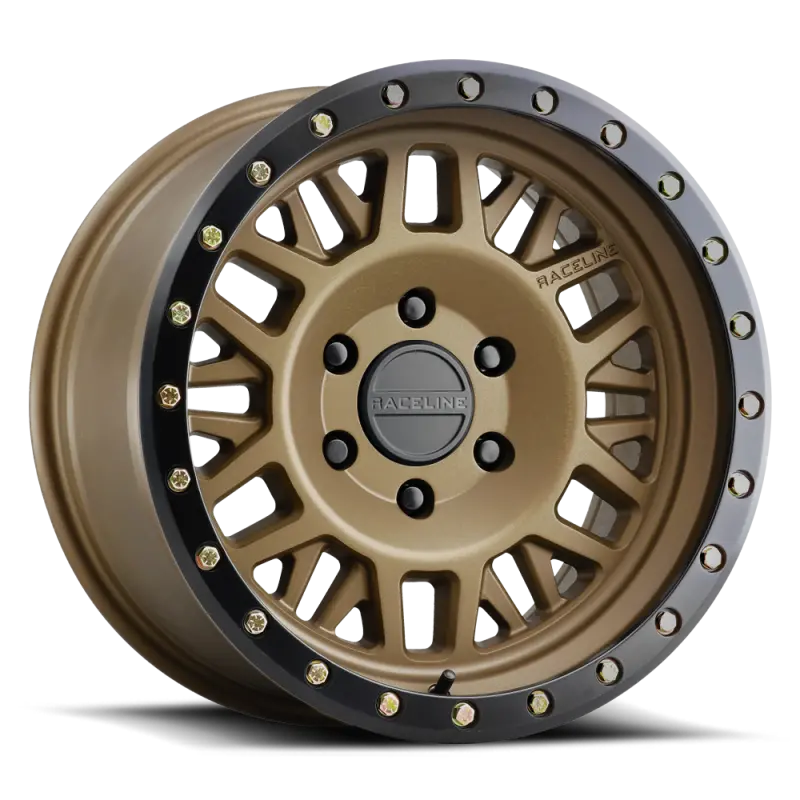 Raceline Ryno Bronze Alloy Wheel – 17X8.5 Inches, 6X120 Bolt Pattern, Zero Offset, 78.1Mm Center Bore 1