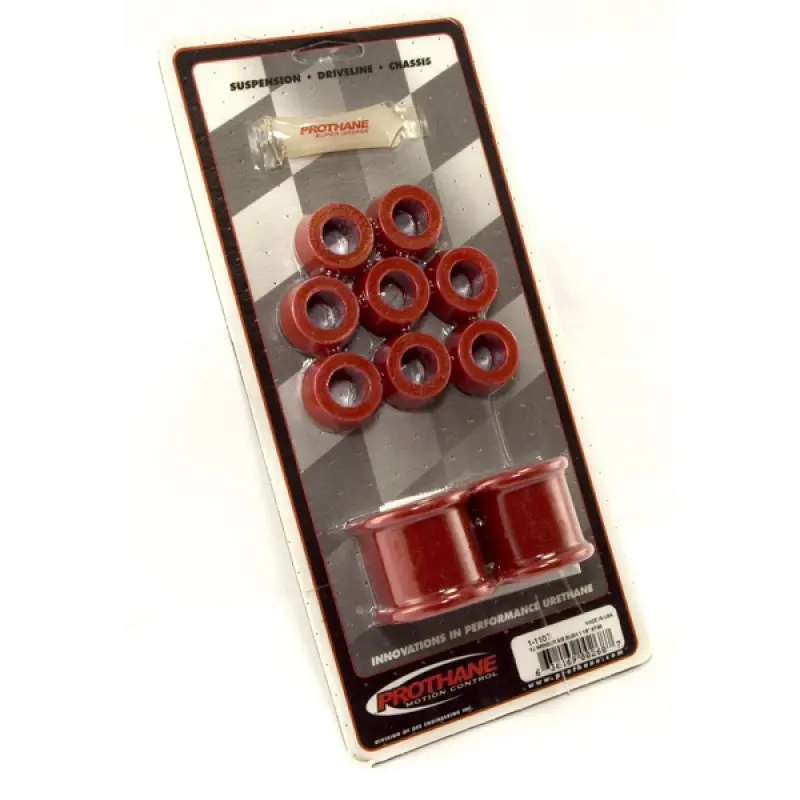 Rugged Ridge Red Front Sway Bar Bushing Kit For 1987–1995 Jeep Wrangler Yj (1-1/8-Inch Diameter) 1