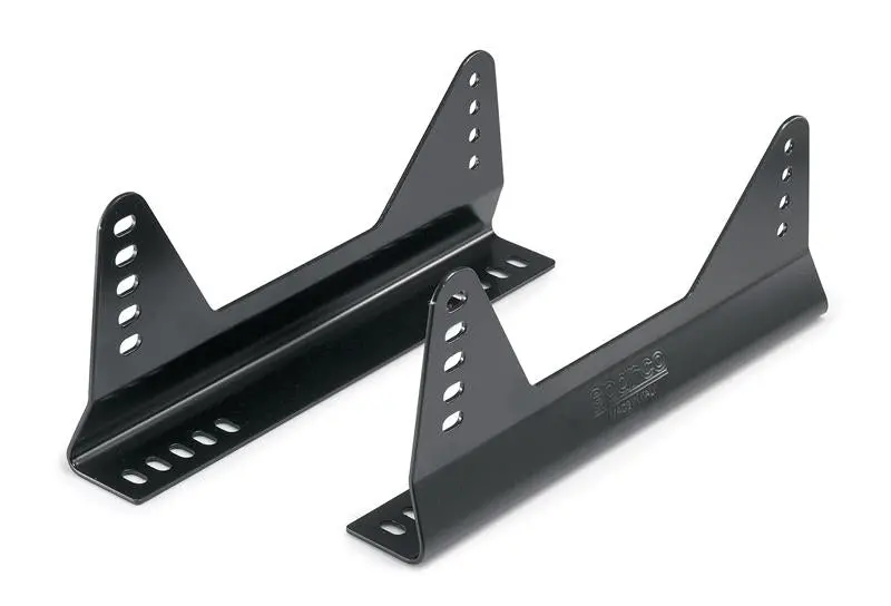 Sparco Steel Side-Mount Racing Seat Bracket – Black Finish 1