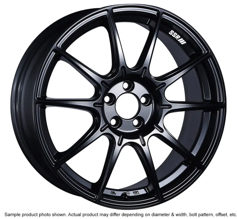 Ssr Gtx01 Gloss Black Alloy Wheel – 18X8.0 Inches, 5X112 Bolt Pattern, 45Mm Offset 1